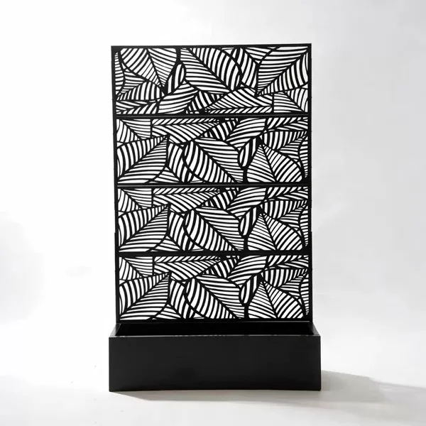 Metall Privacy Screen Planter