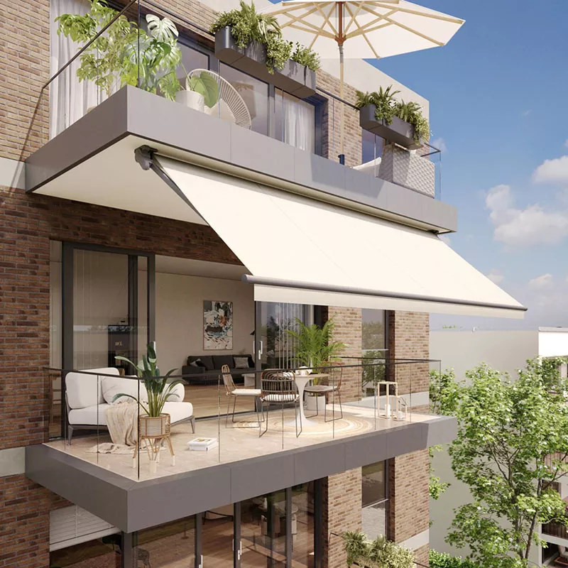 Öppna kassettmarkis