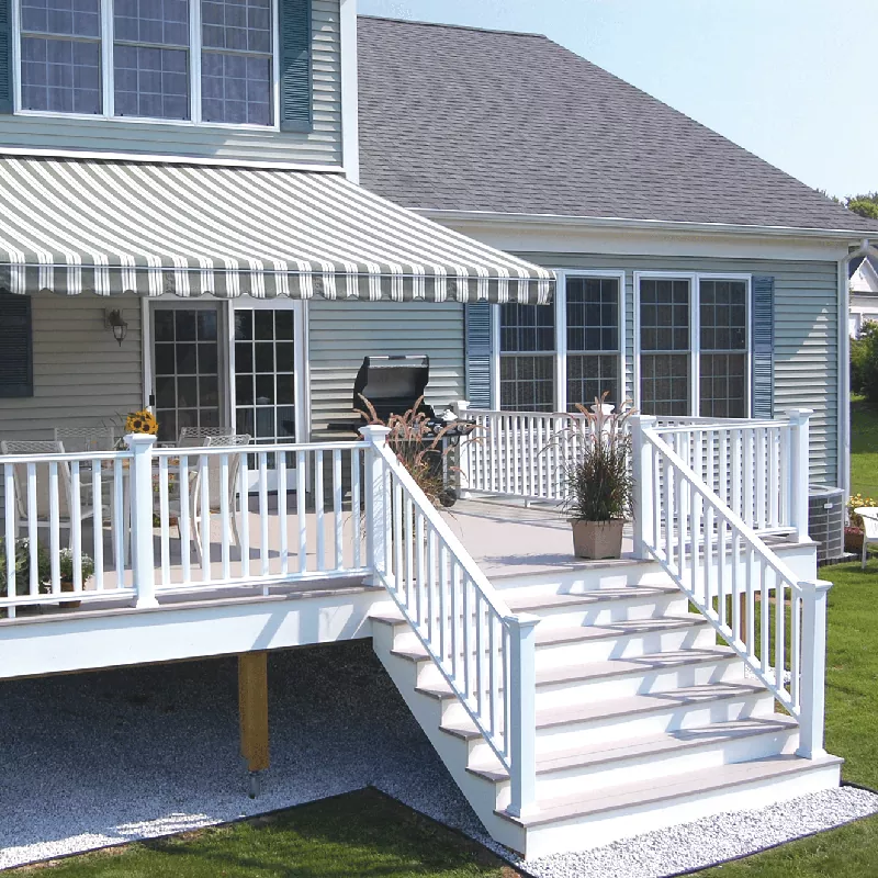 Infällbar uteplatsmarkis